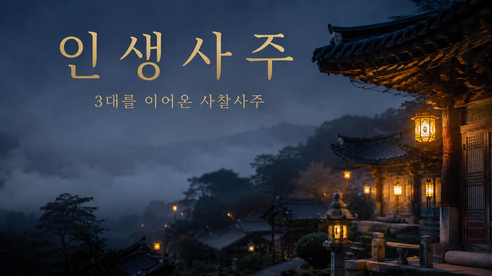 인생사주 배경