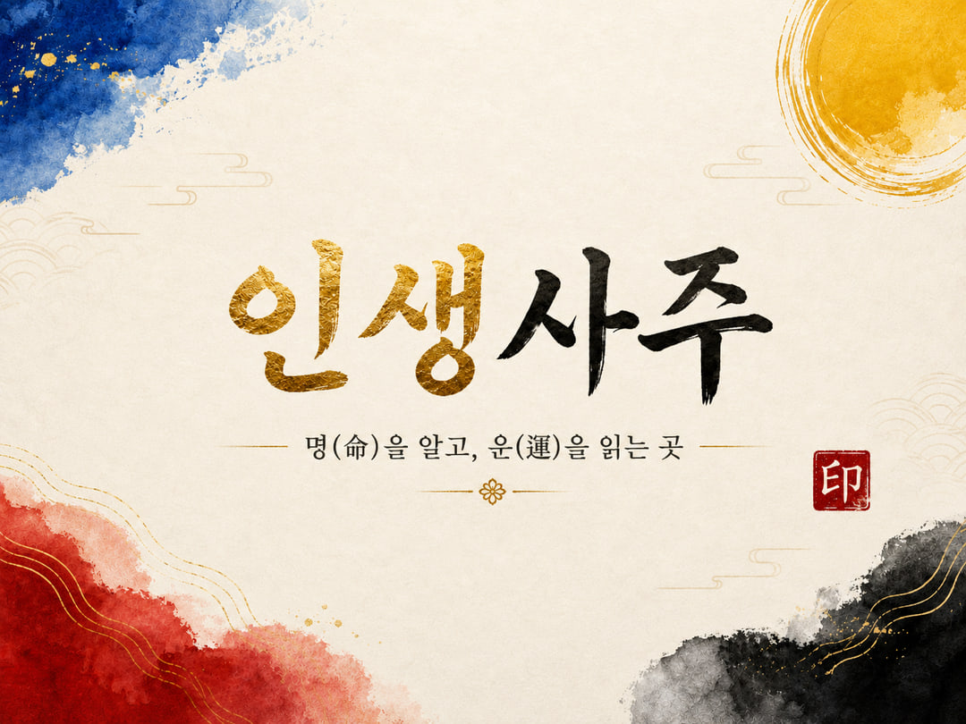 인생사주 — 명(命)을 알고, 운(運)을 읽다